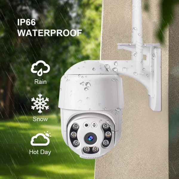 Caméra de Surveillance WiFi 360° – V380 Pro